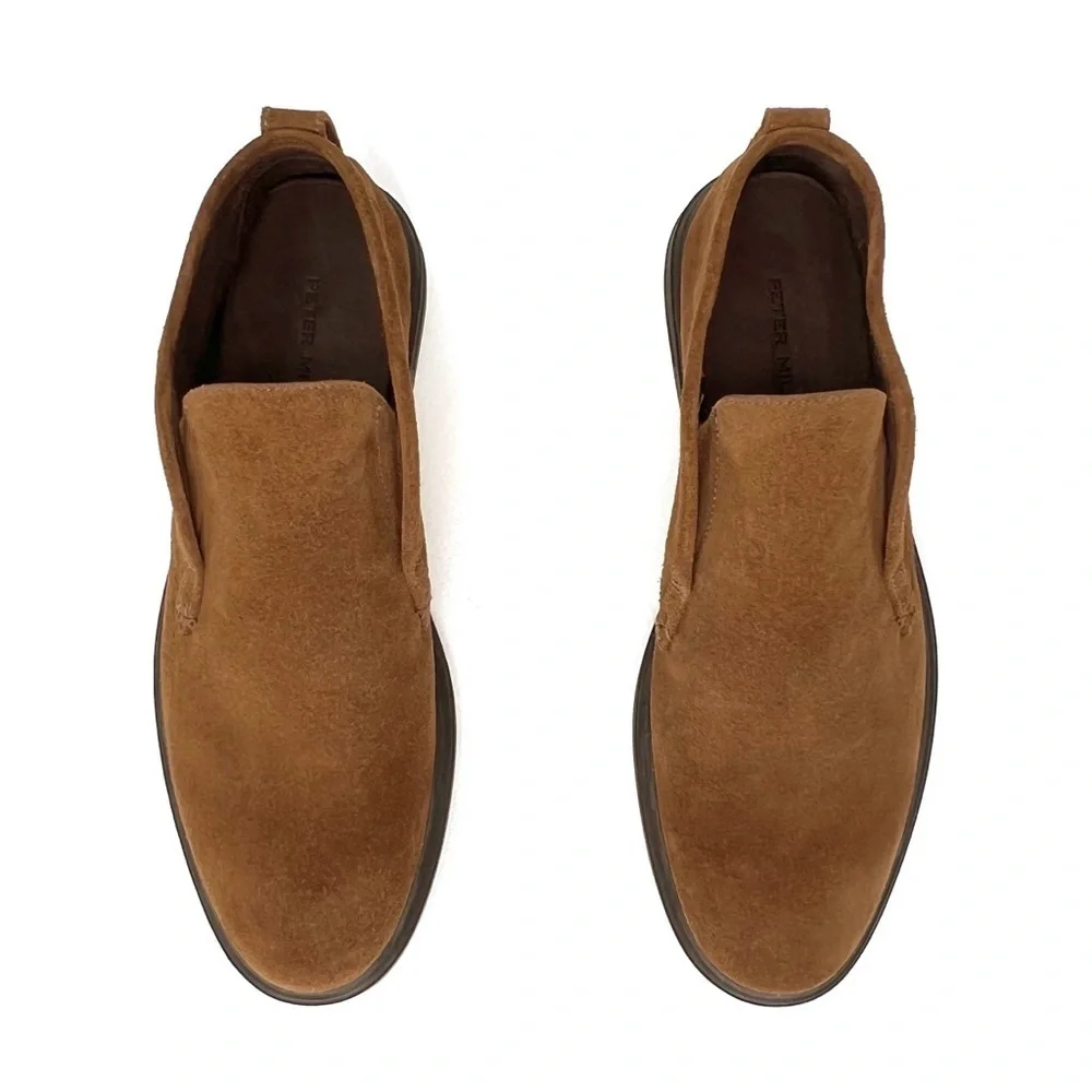 NEW Peter Millar Excursionist Brown Suede Chukka Boots Men’s Size 9 Slip-On New